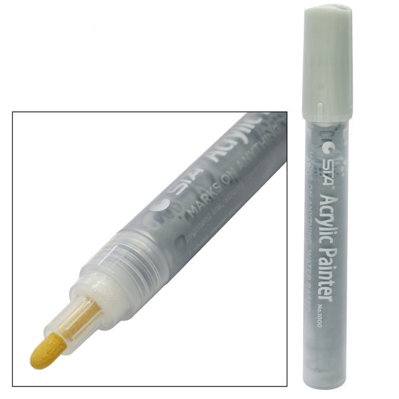 Acrylic Painter Water Based Marker Silver 1000-M08