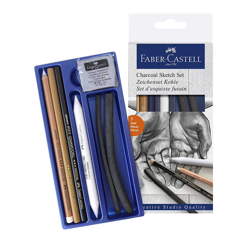 Faber Castell Charcoal Sketch set 6