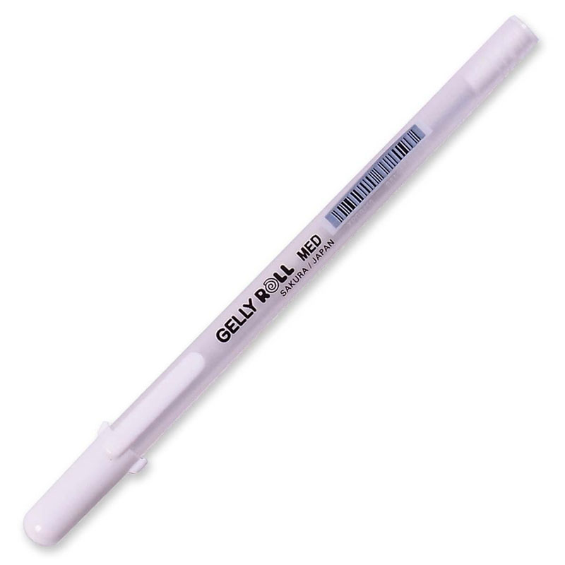Sakura Gelly Roll white Gel Pens medium point (0.8 mm)