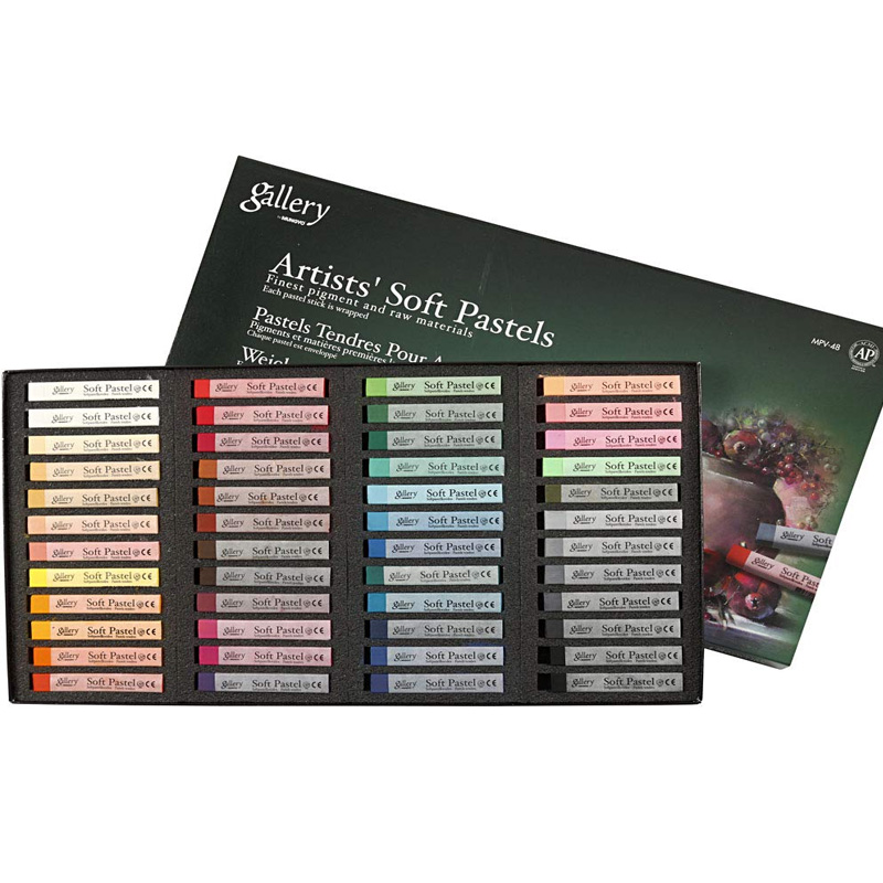 Mungyo Gallery Artists' Soft Pastels - 48 Colors