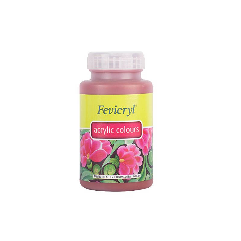 Fevicryl High-Quality Acrylic Painting Color (Indian Red, 500ml) 
