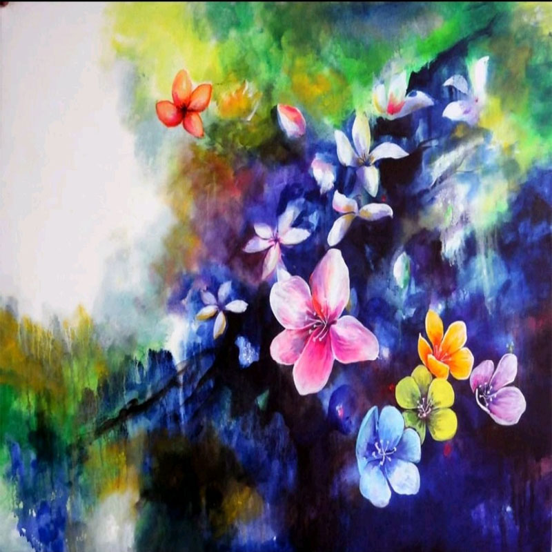 Flowers of Happiness 1 by Vijay Koul