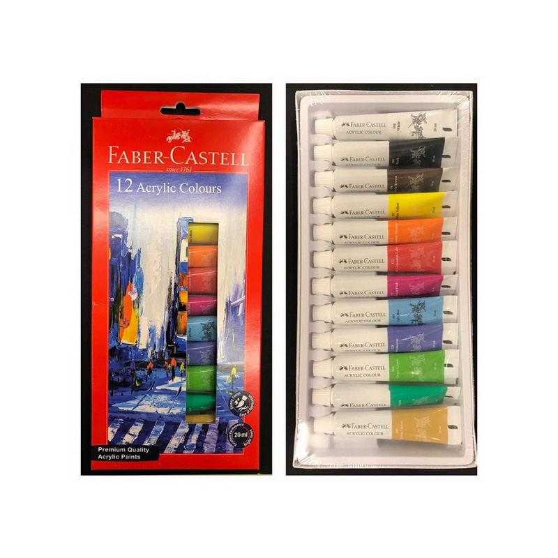 Fabercastell Acrylic Colour 12 (20ml Tubes)
