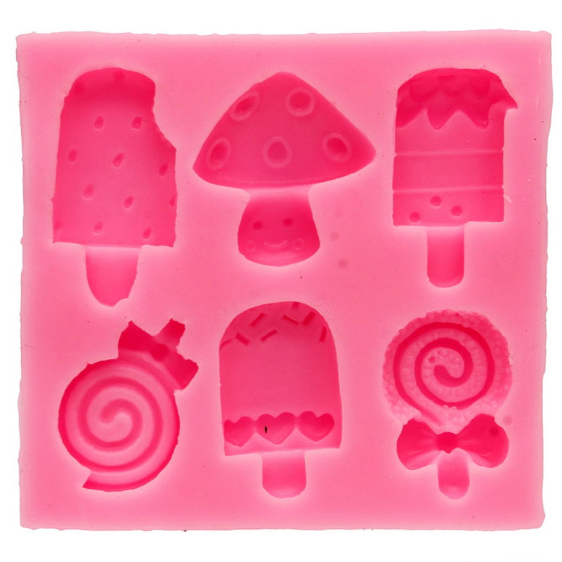 Silicone Mould 6 Design Candy JSF1255