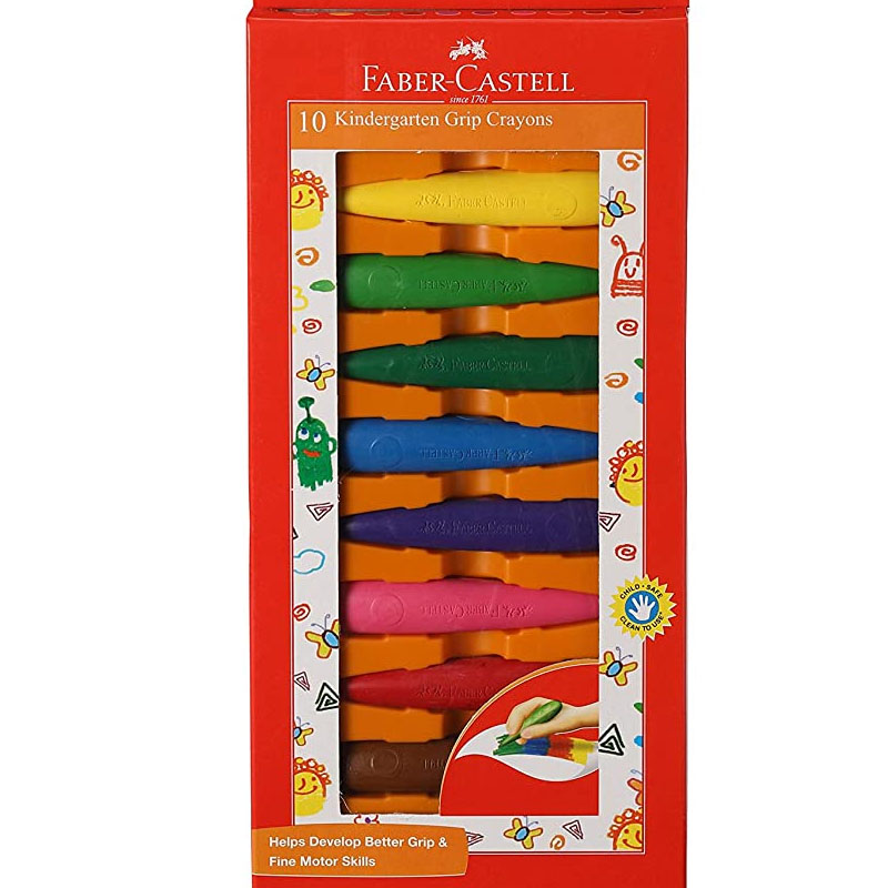 Faber Castell First Grip Crayons (Set of 10) 122710