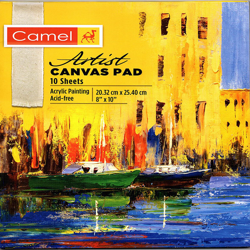 Camel Artist Canvas PAD - 20cm x 25cm (8