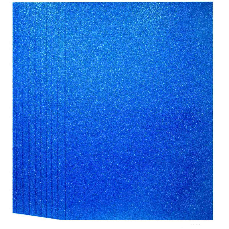 A3 Glitter Foam Sheet Without Sticker Blue A3FG-BL