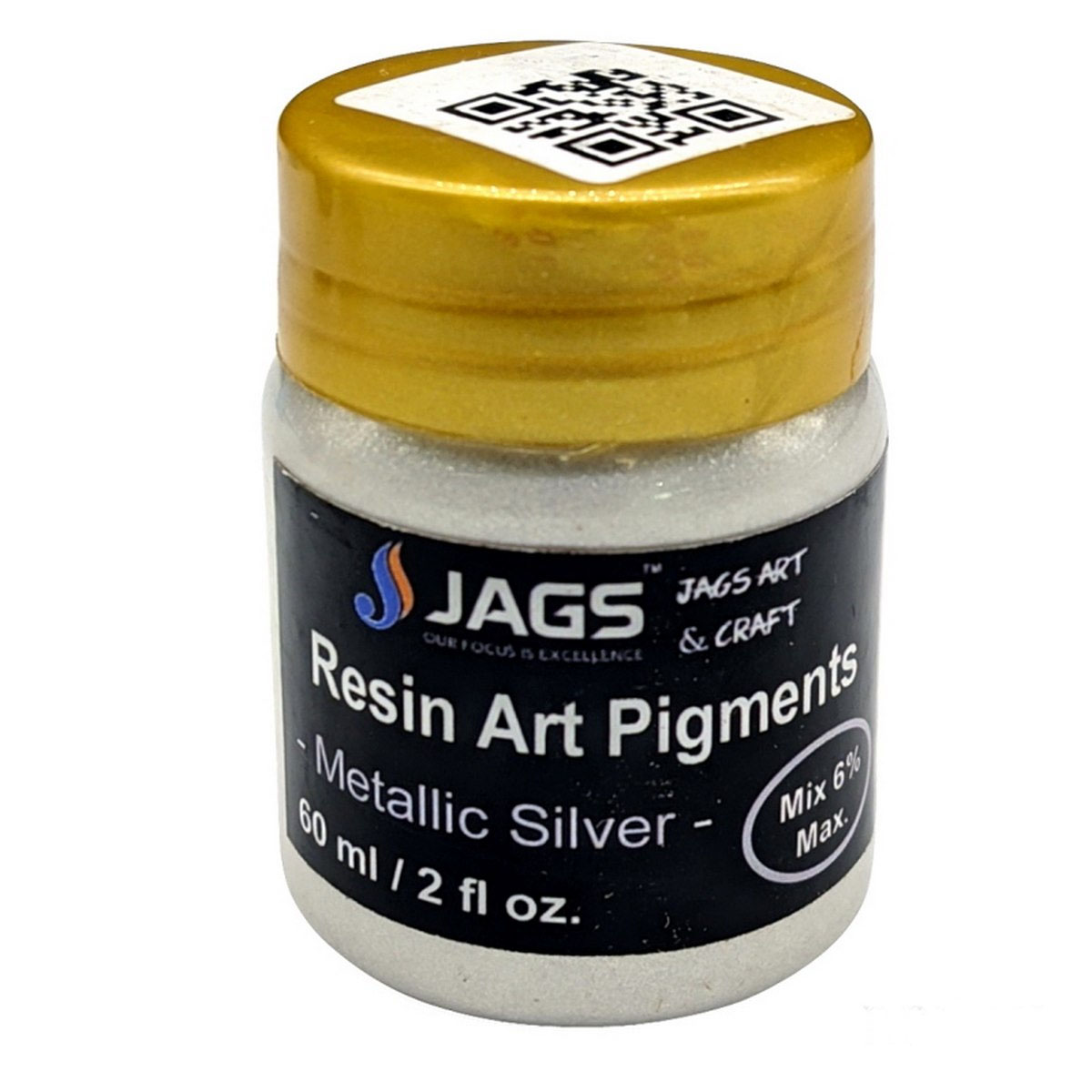 Resin Pigments Metallic Silver 60ml 2floz RPMSV