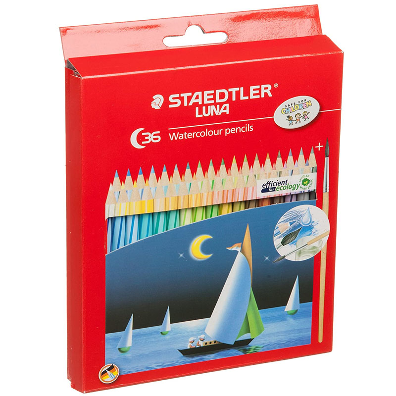 Staedler Luna Aquarelle Color Pencils pack Of 36