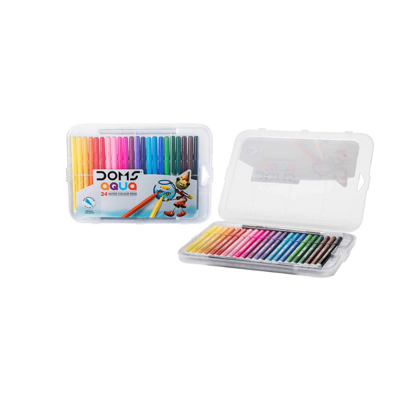 DOMS Watercolour Acqua Pen 24 Plastic Pack 