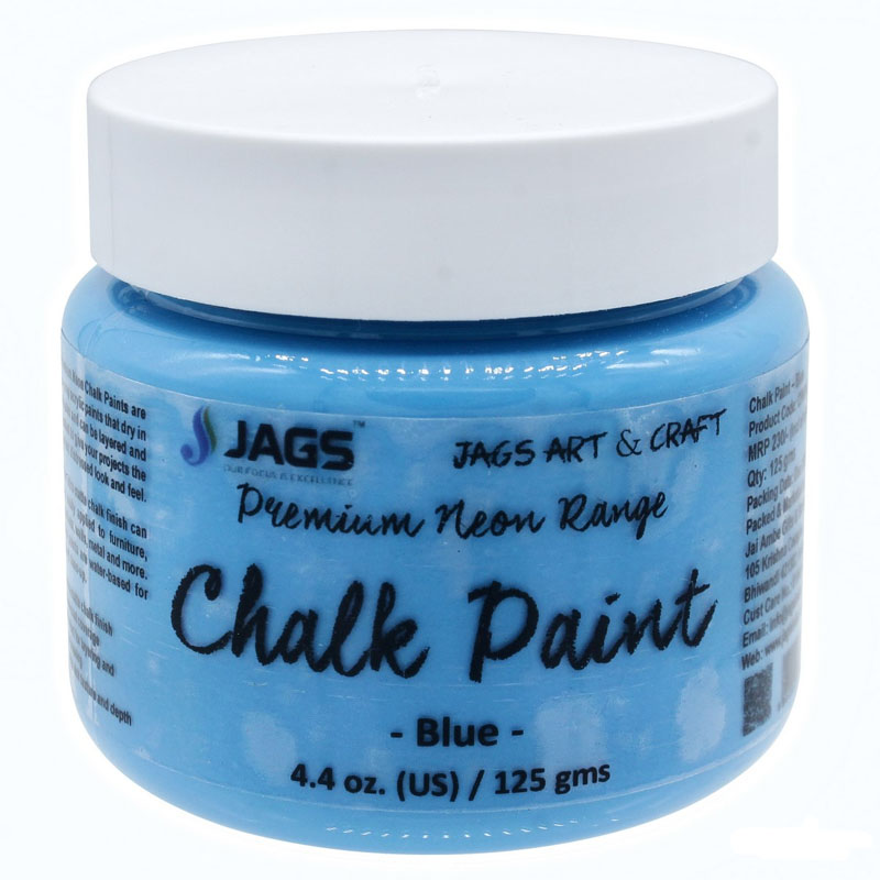 Chalk Paint Neon Premium Blue 125ML CPNP07