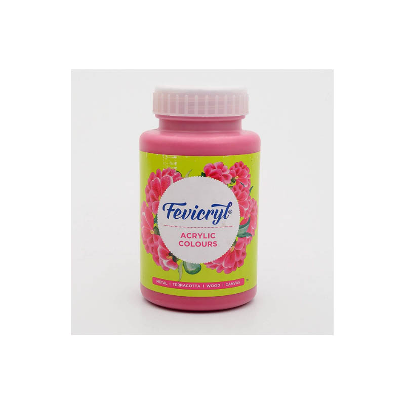 Fevicryl High-Quality Acrylic Painting Color (Magenta Pink, 500ml) 